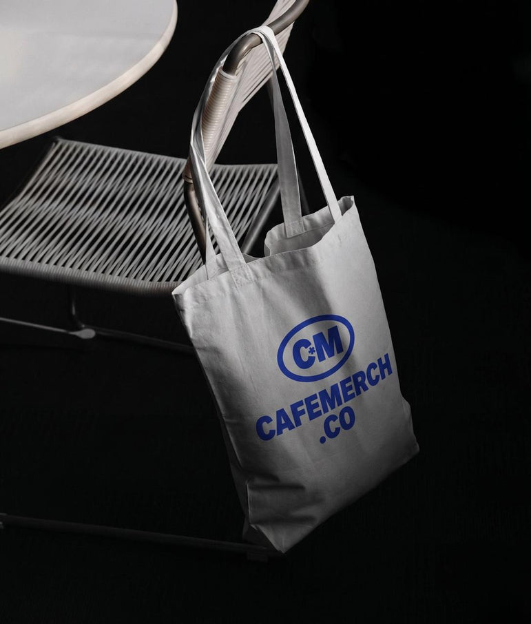 Cafe Merch tote bag hero